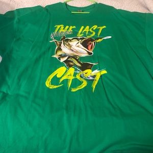 Male Fish Graphic T-Shirt